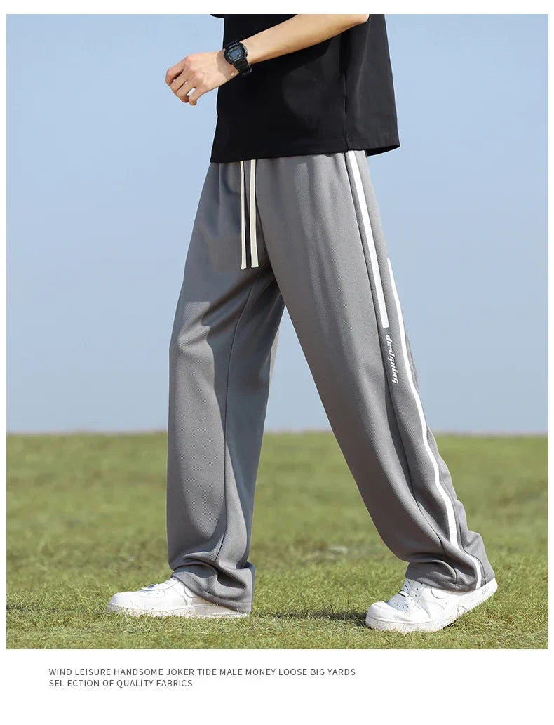 High Quality Outdoor Sports Seasonal Trend Casual Versatile Fitness Running Breathable Ankle Pants Breathable Straight Leg Pants