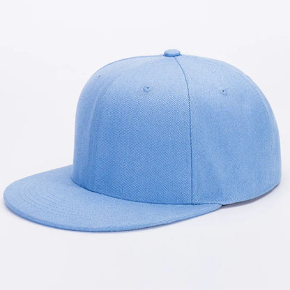 Customized Blank Flat Brim Baseball Cap Men Hip Hop Snapback Sun Hat Women Spring Print Embroidered Logo Visor Cap Streetwear