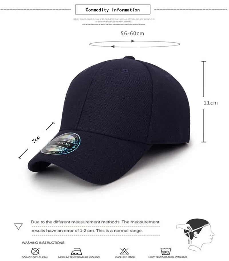 High Quality Baseball Cap Man Fitted Closed Full Cap Mesh Cap Outdoor Breathable Sports Cotton Sun Male TruckerHat Gorras Hombre