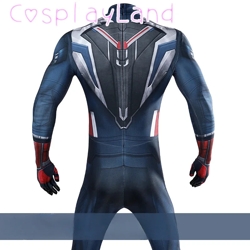 New Superhero Captain Steve Rogers Cosplay Costume Jumpsuit Adult Men Halloween Comic Con Outfit Custom Made Superhero Suit