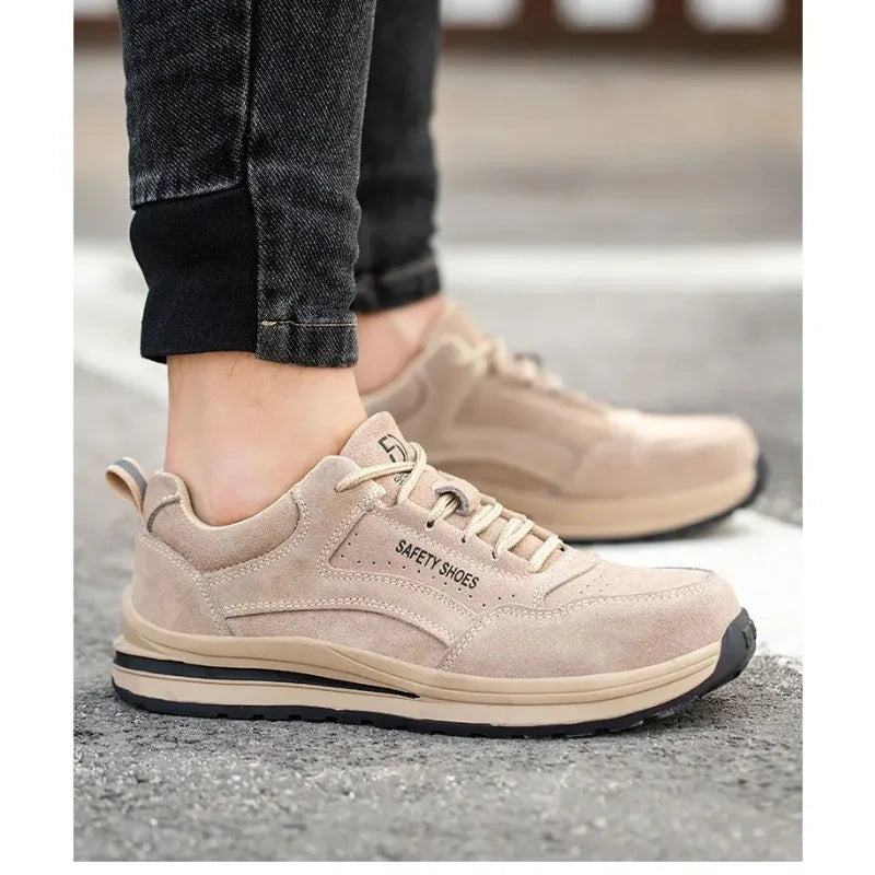 safety autumn shoes breathable work shoes anti stab work sneakers with steel toe indestructible shoes anti smashing safety shoes