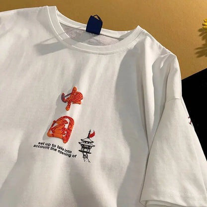 Moletons Pretos com Estampa de Anime Essenciais com Capuz Feminino Estética Coreana Moda Fofa Moletons com Capuz Streetwear para Mulheres