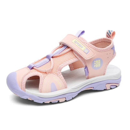 Summer Beach Shoes Kids Closed Toe Anti-collision Sandals Breathable Children Casual Walking Sandals For Boys And Girls