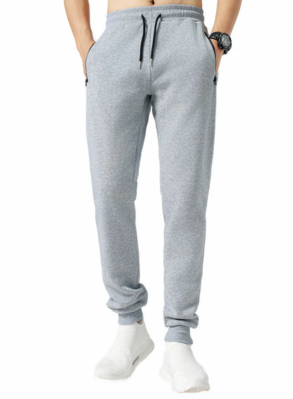 2024 new Sweatpants Streetwear Trousers Men Pants Solid color Drawstring Zipper Pockets Cargo Pants Men Overalls Running pants