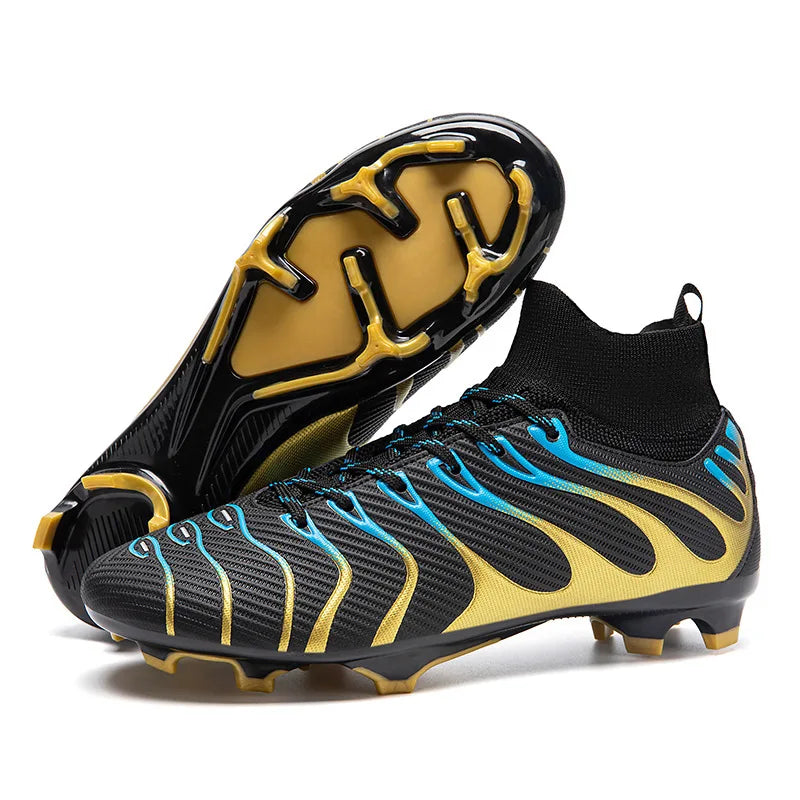 Men's Football Boots TF/FG Adults Soccer Shoes Professional High Quality Soccer Cleats Teenager Anti-slip Outdoor Sports Sneaker