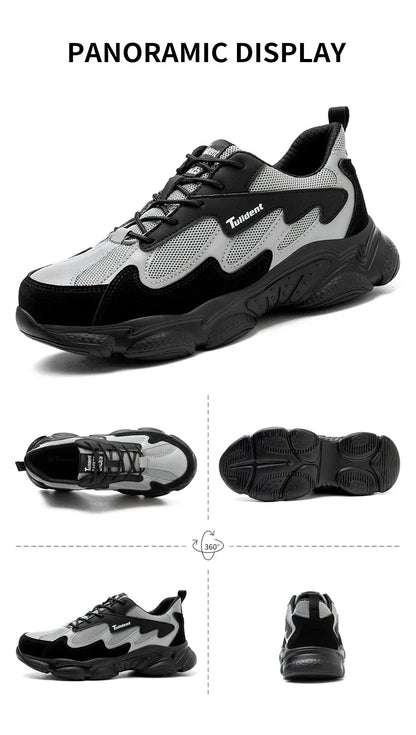 Safety shoes, puncture and smash resistant work shoes, men's protective shoes, wear-resistant work boots