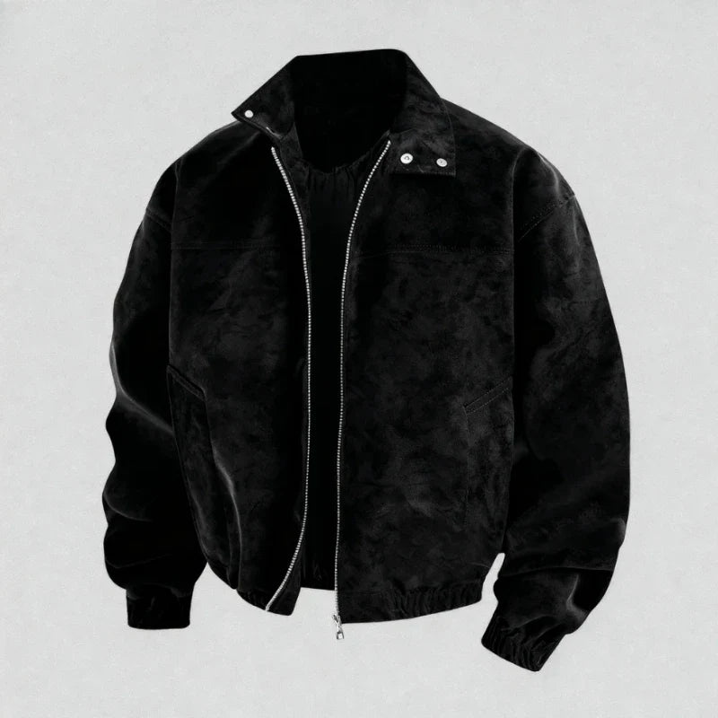 2025 Autumn and Winter New Jacket Men's Stand Up Collar Jacket Loose, Comfortable, Versatile, Handsome, High-quality Jacket  Men