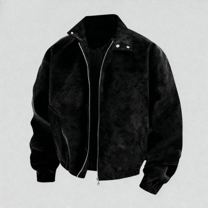 2025 Autumn and Winter New Jacket Men's Stand Up Collar Jacket Loose, Comfortable, Versatile, Handsome, High-quality Jacket  Men