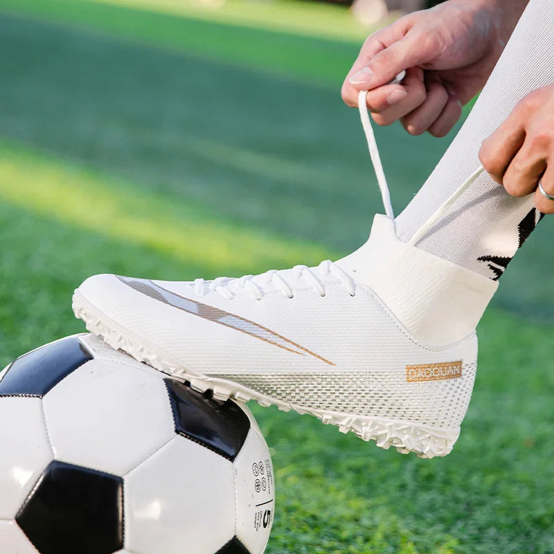Size 35-45 Soccer Shoes AG/TF Football Boots Kids Boy Girl Ultralight Soccer Cleats Sneakers  botas de futbol