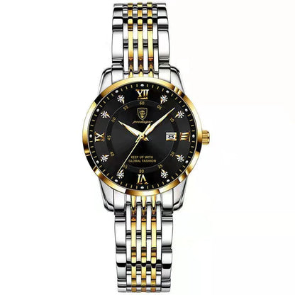 Luxury Woman Watch Waterproof Stainless Steel Luminous Date Ladies Watch Fashion Simple Casual Women’s Quartz Watches