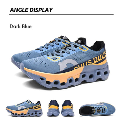 Tênis Masculino com Amortecimento para Corrida Tênis Esportivo Leve Casual Masculino Antiderrapante Tênis Esportivo para Viagens ao Ar Livre Caminhada