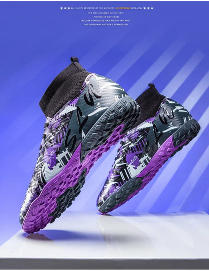Size 34-46 Men FG/TF Football Boots Futsal Professional Unisex Kids Soccer Shoes Training Outdoor Boys Football Shoes Sneakers
