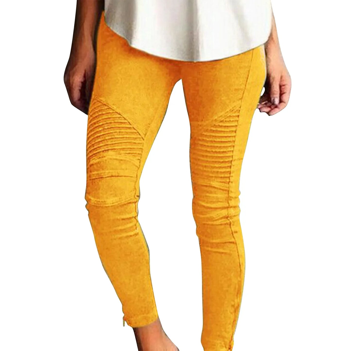 Women's Pants Casual Slim Pencil Pants High Waisted Jeans