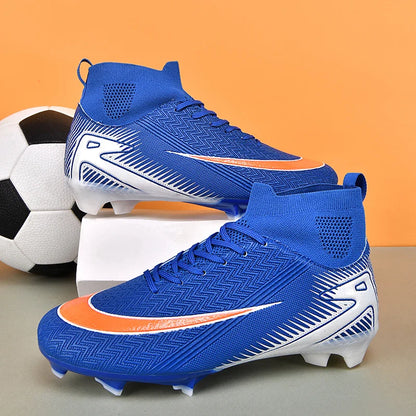 New Men Football Boots Kids Ankle Cleats Grass Soccer Shoes Futsal Indoor Sport Match Training TF/FG Hot-selling High-quality