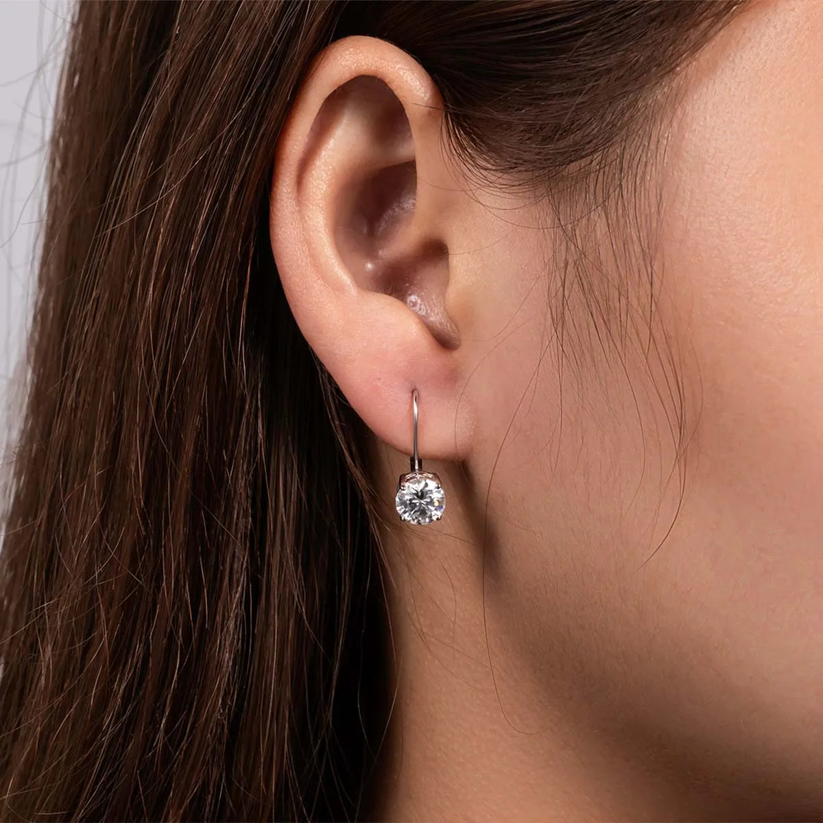1 Carat D Color Moissanite Diamond Dangle Drop Earrings 925 Sterling Silver Bow Cuff Earrings Charm Jewelry Wholesale