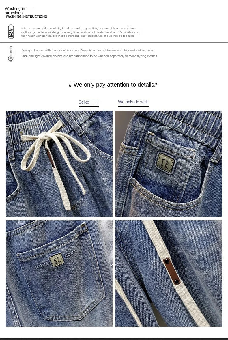 Calça Jeans Masculina Solta Reta 2026 Novo Estilo Casual Confortável Calça Jeans Masculina Moderna Moda Masculina