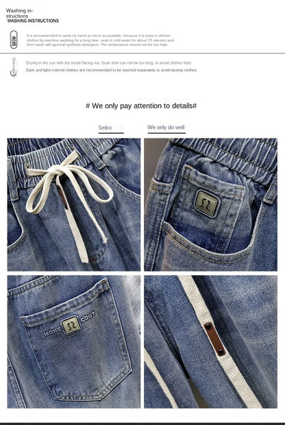 Calça Jeans Masculina Solta Reta 2026 Novo Estilo Casual Confortável Calça Jeans Masculina Moderna Moda Masculina