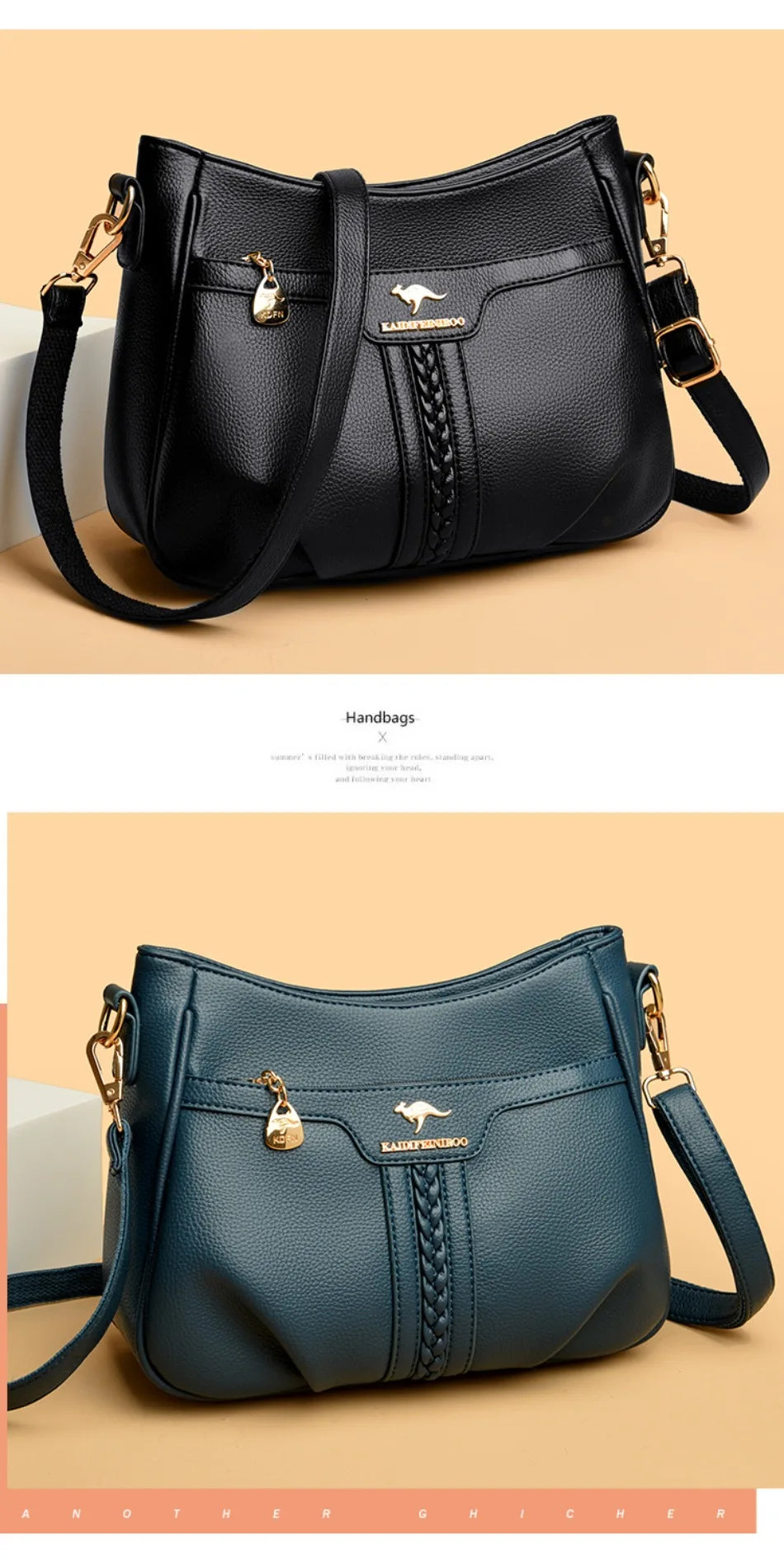 Genuine High Quality Soft Leather Women's Handbag Trend Designer Female Crossbody Bag Casual Shoulder Messenger Handbags 2024