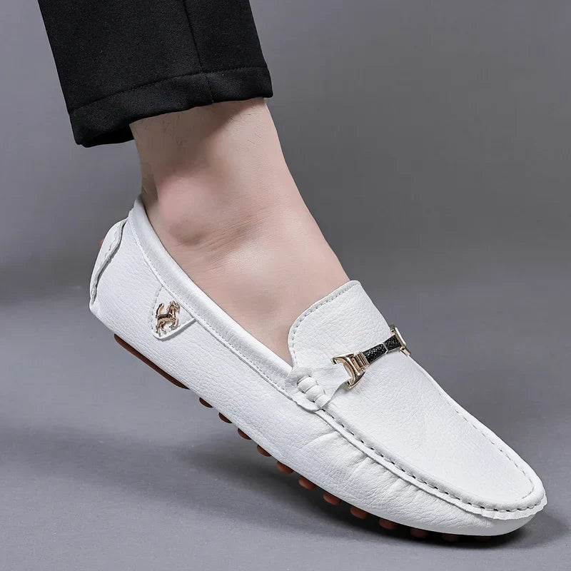 Men Loafers Shoes Formal Dress Shoes Business Casual Shoes for Men Wedding Party Office Shoes Soft PU Leather Loafers Men