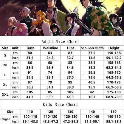 Anime Kimetsu No Yaiba Iguro Obanai Kimono Uniform Anime Pruik Cosplay Kostuum Halloween Feest