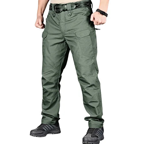 New Casual Tactical Pants Men Cargo Pants Multi Pockets Safari Style Trousers Waterproof Male Streetwear Hiking Plus Size S-6XL