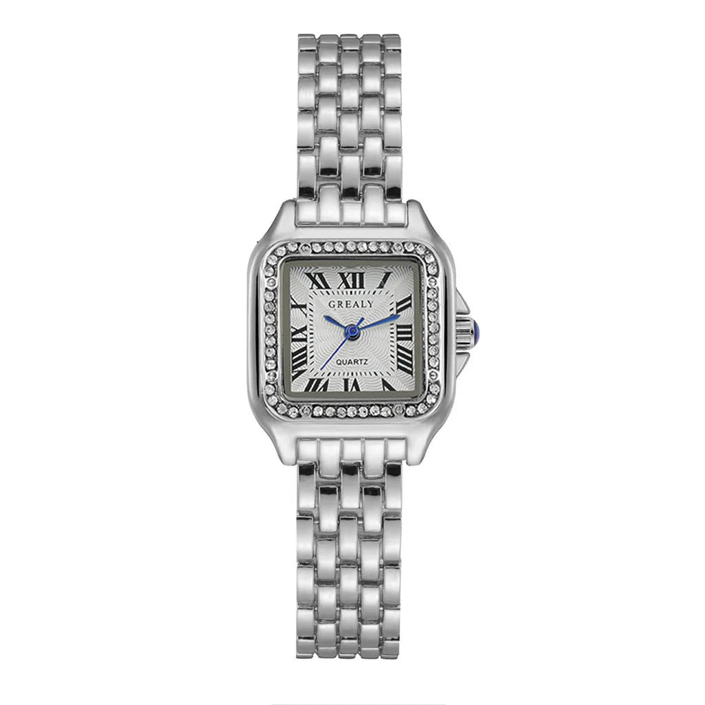 Women Watch Light Luxury Brand Stainless Steel Strap Ladies Business Quartz Watches Female Fashion Clock Watch