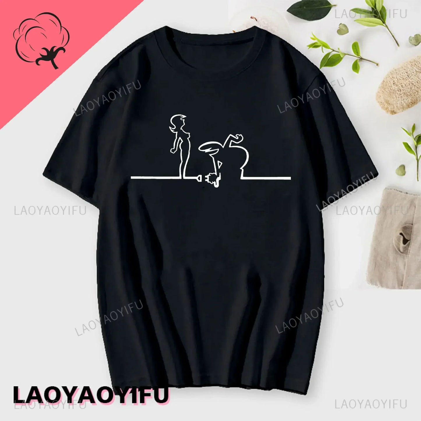 La Linea The Line Osvaldo Cavandoli TV Men Women Style Streetwear Tee Fashion Cotton T Shirt Round Neck Casual Summer Camiseta