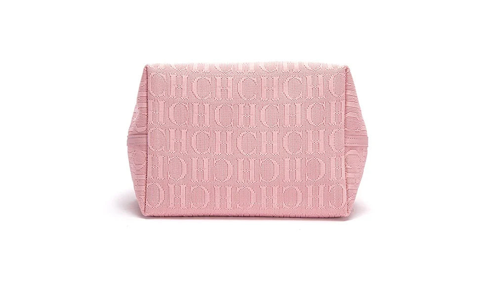 High Quality Craft Large Capacity Handbag Ladies Shoulder Bag Fashion Classic New Pure Color Outer Pocket Ladies Handbag