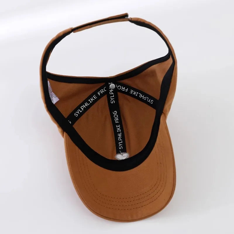 Kids Baseball Caps for Boys Girls Sun Hat Love Heart Hollow High Ponytail Caps Children Adjustable Baseball Caps for 4-12 Years