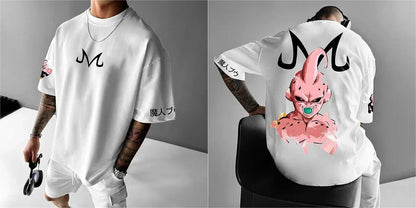 Dragon Ball 2025 Autumn/Winter Men's Hoodie Streetwear Majin Buu Anime Printed Casual Loose Version Harajuku Parent-child Top