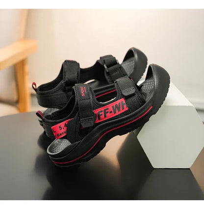 Fashion Kids Sandals Shoes Boy Water Sneaker Summer Outdoor Sports Non-slip Soft Beach Sandals for Boy Casual Shoes