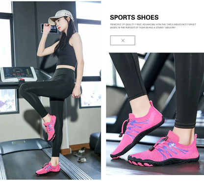 Men Women Barefoot Outdoor Aqua Shoes Couple Quick-drying Wading Beach Swimming Fitness Cycling Sports Water Sneakers