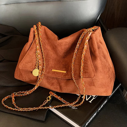 Perfect Lily Women's Vintage Large Crossbody Shoulder Bag Elegant Handbag with Detachable Strap Durable for Casual Formal Events