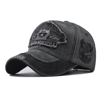 Baseball Cap Men's Fashion Embroidered Pentagram Letter Caps Men Casual Cotton Designer Hip Hop Hat Snapback