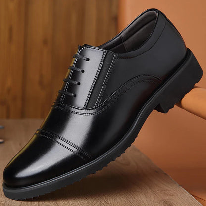 Men's casual leather shoes, business casual shoes, formal fashion, banquet flat shoes, size 50 men's shoes