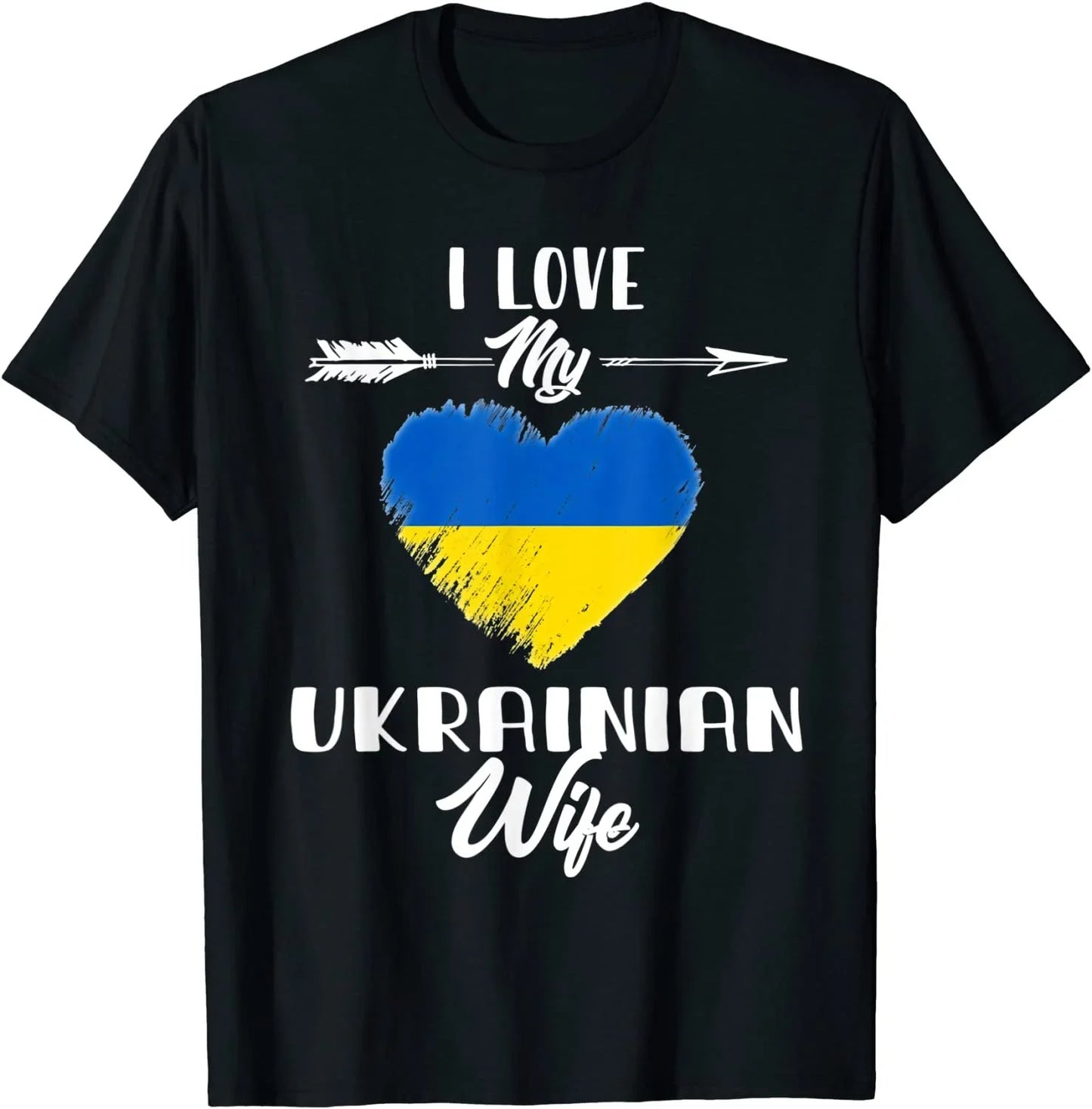 May Live in USA Story Began in Ukraine Flag T-Shirt