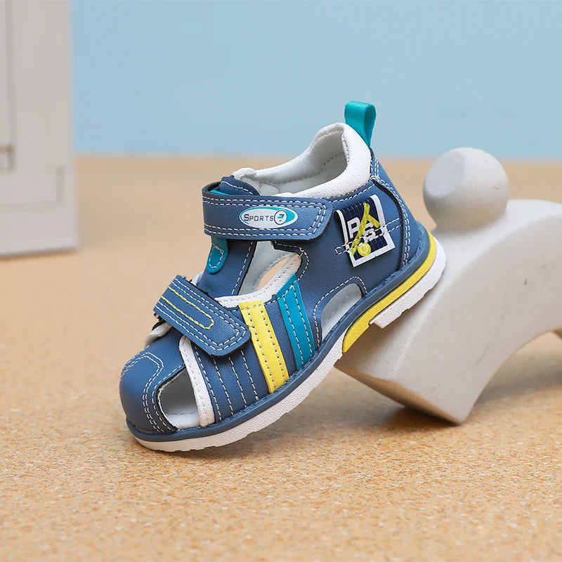 Summer New Sandals Boys Shoes Children Beach Shoes Non-Slip Closed Toe baby Sandals