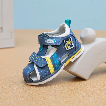 Summer New Sandals Boys Shoes Children Beach Shoes Non-Slip Closed Toe baby Sandals
