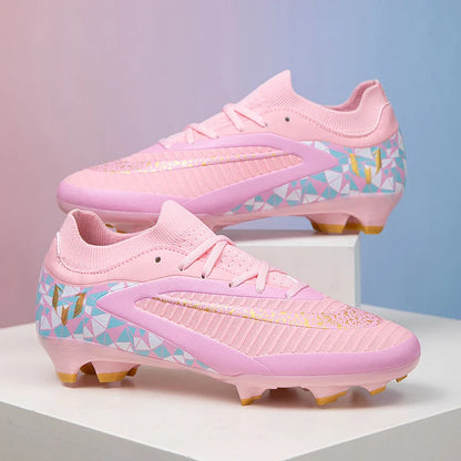 New Kid Match Boys Professional Non-Slip Comfortable Football Boots Sneakers Match Soccer Shoes Outdoor Sports Shoes Unisex