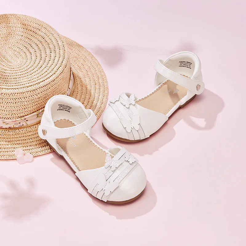 Baby Girls Sandals Summer Lovely Leather Shoes Children's Sweet Pink Princess Shoes Party Outdoor Cool DB2252222