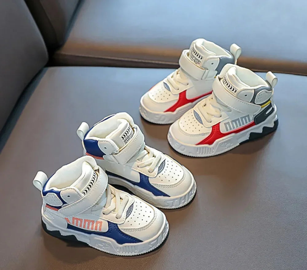 Children Fashion Soft-soled Anti-slippery Sneakers Kids Trend Fashion Basketball Shoes Boys Casual Sport Shoes Kids Tennis Shoes