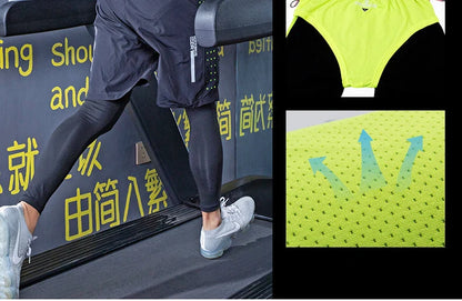 Men's Tracksuit Gym Fitness Running 5 Pcs/Set Quick Dry Sweat-absorb Compression Sport Suit Clothes Jogging Sport Wear
