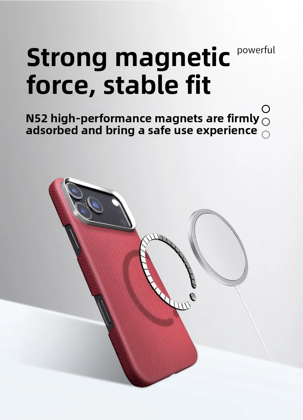 Case For IPhone 17 Air Pro Max Magnetic Charging Shockproof Protective Cover