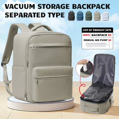 New Vacuum Compression Backpack Aircraft Ryanair 40x30x20 Airplane Travel Bag Cabin Bag  Wizzair Carry On Luggage Laptop Bags