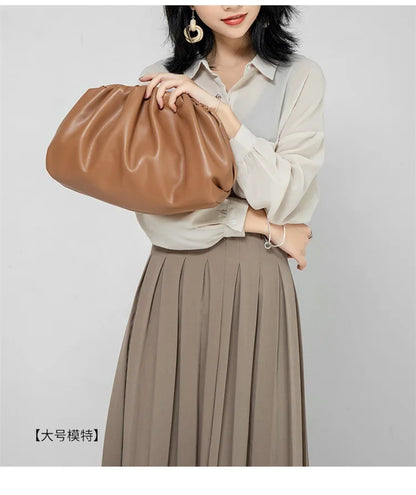 Soft Pu Leather Women Shoulder Bag High Quality Small Cloud Crossbody Bags for Women Fashion Female New Handbags Messenger Bags