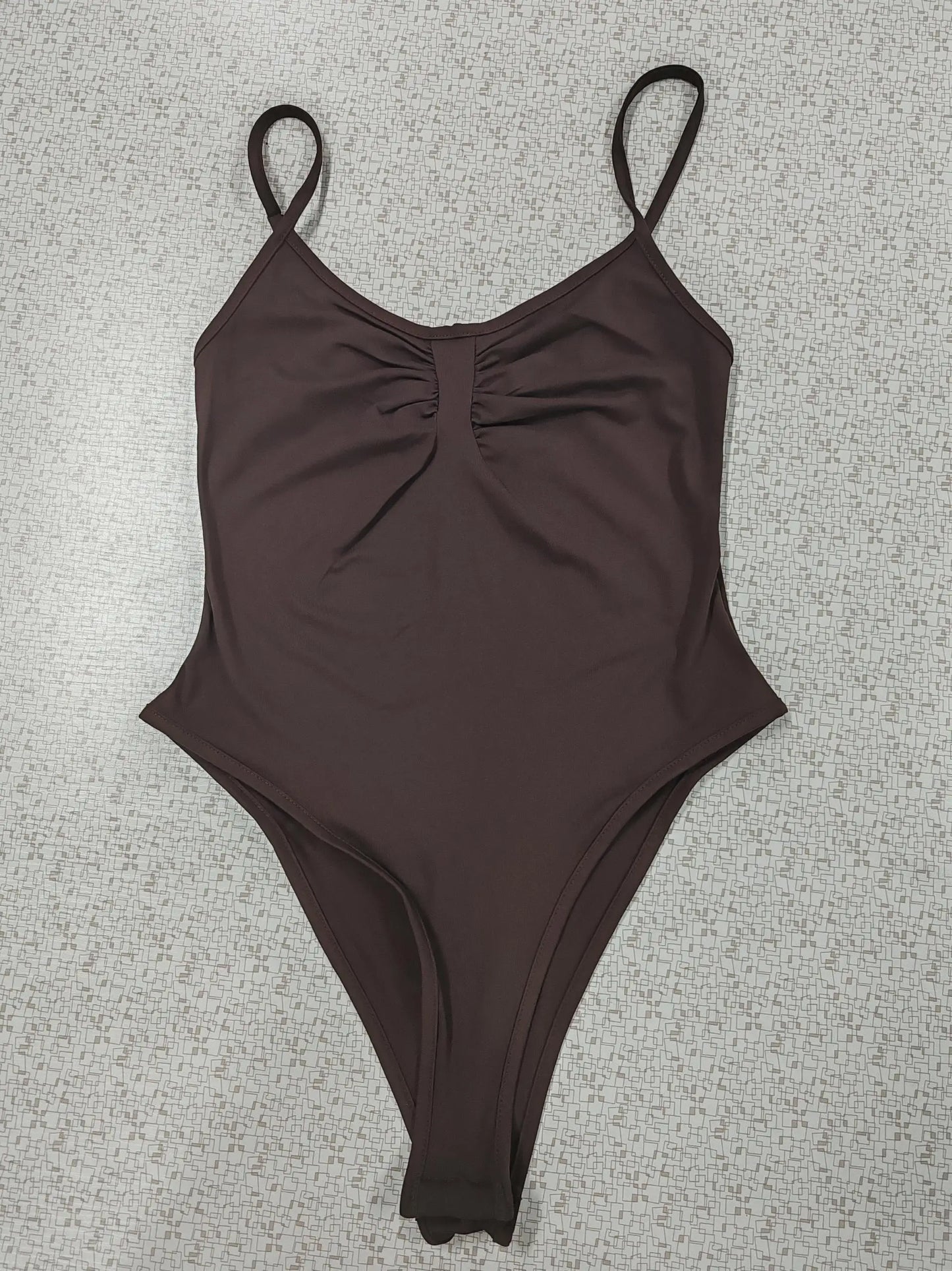 Sexy Spice Sling Strap Slim Vest Women's Clothing Solid Simple Basic Sexy Camisole Jumpsuit for Vacation