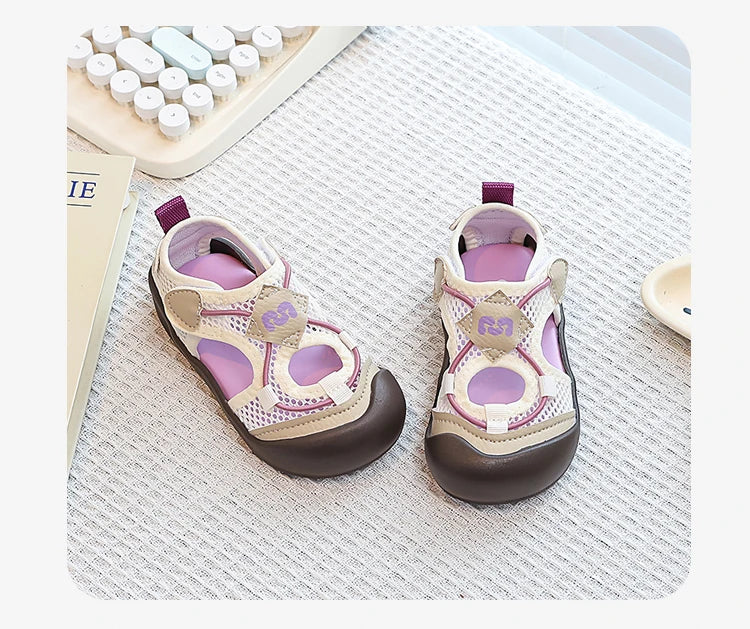 Boys Girls Recycled Adventure Sandals 2026 New Summer Kids Sporty Sandals Non-slip Versatile Chic Outdoor Barefoot Hiking Shoes