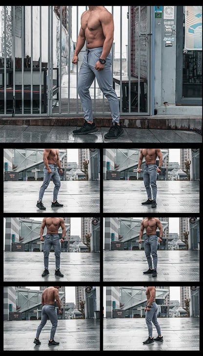 High Quality Men Running Fitness Sweatpants Male Casual Outdoor Training Sport Long Pants Jogging Workout Trousers Bodybuilding