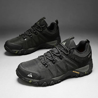 Non-slip Men Hiking Shoes Breathable Outdoor Wear Resistant Splashproof Climbing Men Sneaker Tourism Mountain Shoes