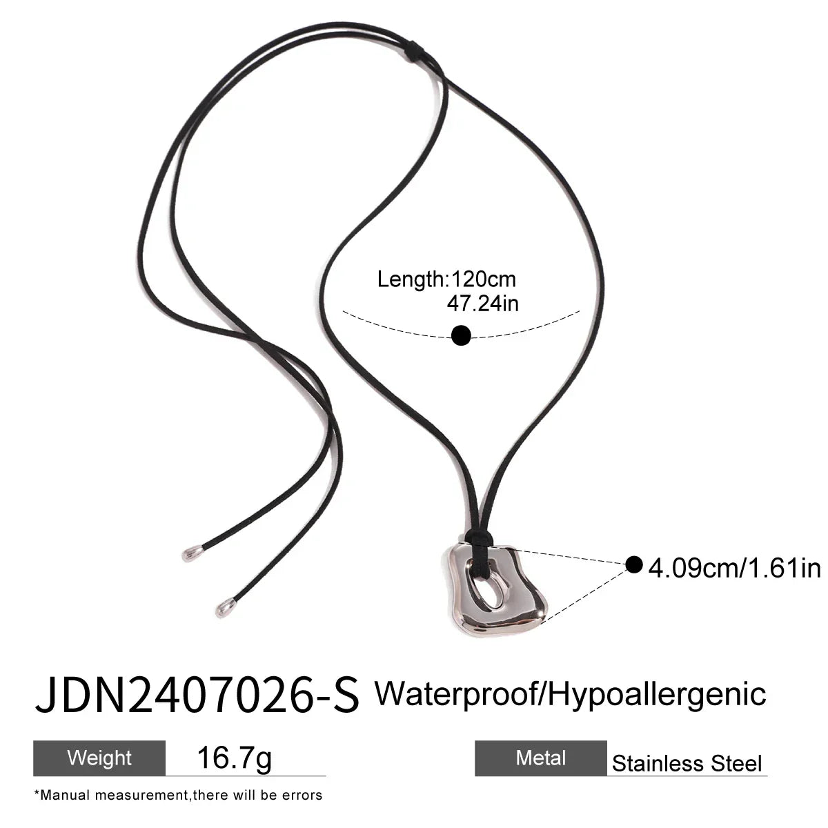 Waterproof Stainless Steel Micro Trend Cord Necklaces Women Statement Metal 18K Gold Plated Trendy 2024 Jewelry collares